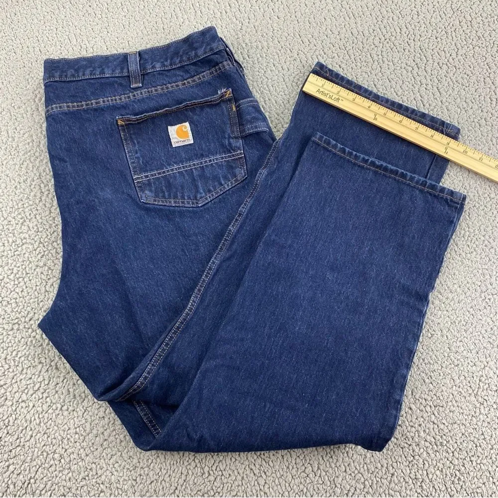 Carhartt Men's Relaxed Fit Straight Leg Rugged Flex Utility Jeans  |  Size:  44